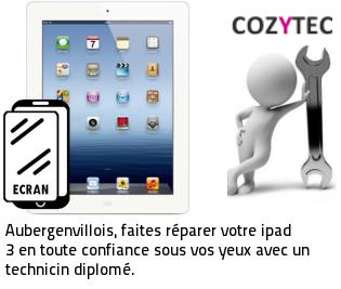 Reparation ecran ipad 3 Aubergenville