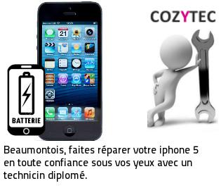 Reparation batterie iPhone 5 Beaumont-sur-oise