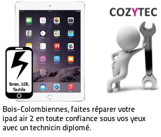 Reparation ecran et vitre ipad 2 Bois-colombes