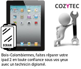 Reparation ecran ipad 2 Bois-colombes