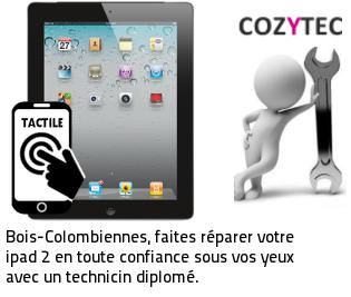 Reparation vitre ipad 2 Bois-colombes