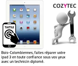 reparation vitre ipad 3 Bois-colombes