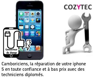 Reparation connecteur de charge iPhone 5 Chambourcy