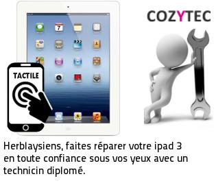reparation vitre ipad 3 Herblay