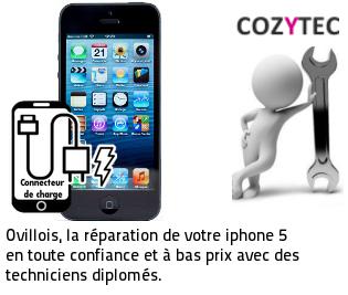 Reparation connecteur de charge iPhone 5 Houilles