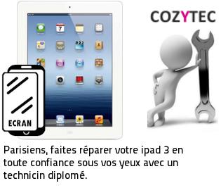 Reparation ecran ipad 3 Paris