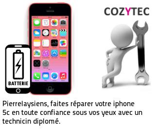 Reparation batterie iPhone 5C Pierrelaye