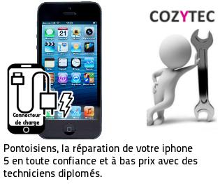 Reparation connecteur de charge iPhone 5 Pontoise