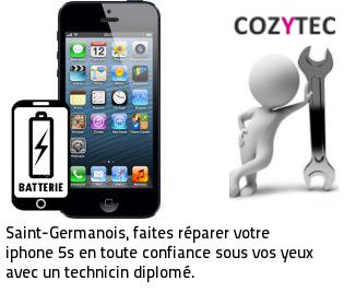 Reparation batterie iPhone 5S Saint-germain-en-laye