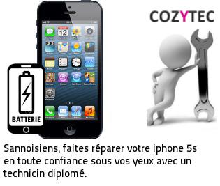 Reparation batterie iPhone 5S Sannois