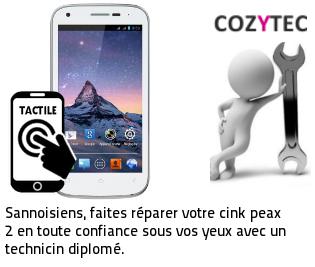 Reparation tactile Wiko Cink peax 2 Sannois