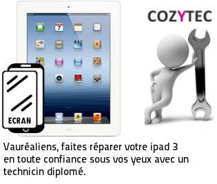Reparation ecran ipad 3 Vaureal